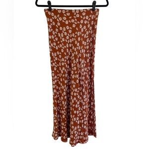 LOFT Floral Maxi Skirt